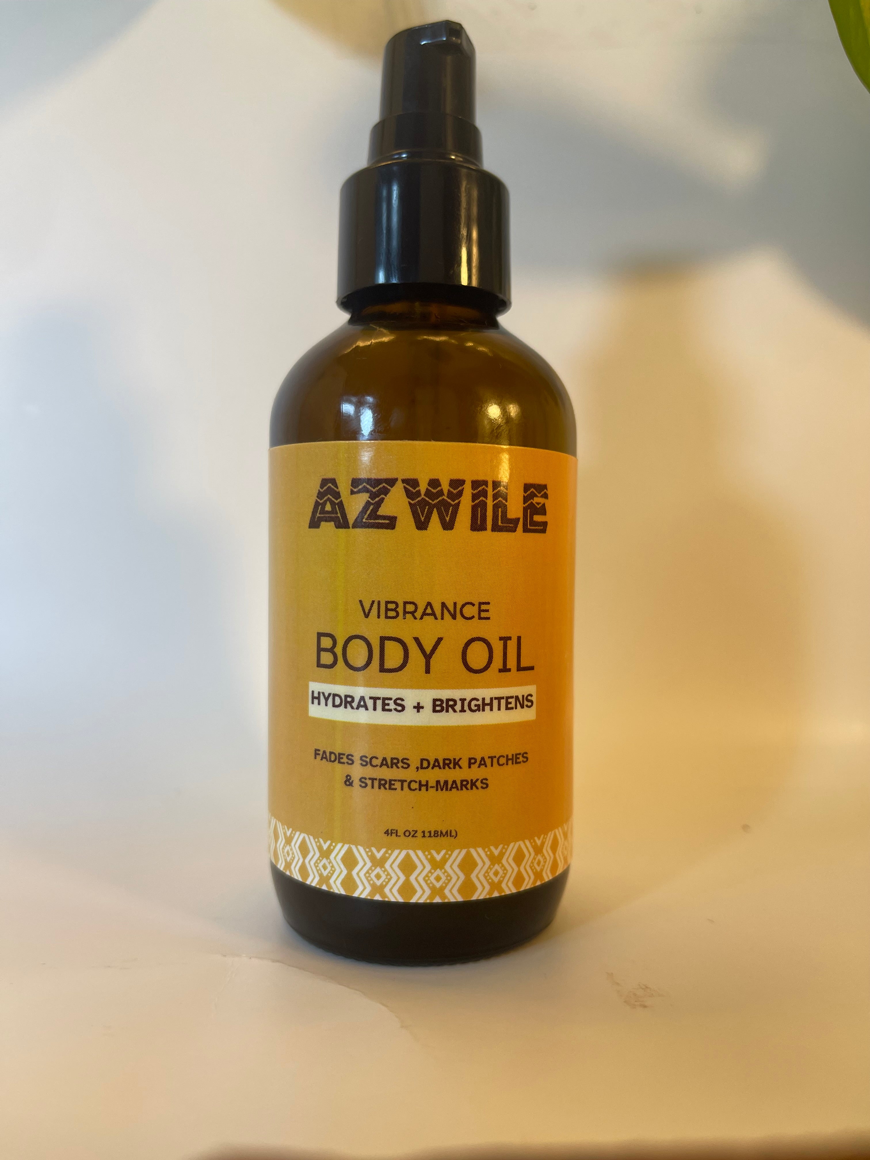 Vibrance Body Oil | Skin Brightening Body oil | Reduces Hyperpigmentation | Fades stretch-marks | Fades dark spots | Reduces dark spots | Evens out skin complexion | Organic Skincare | Natural Skincare